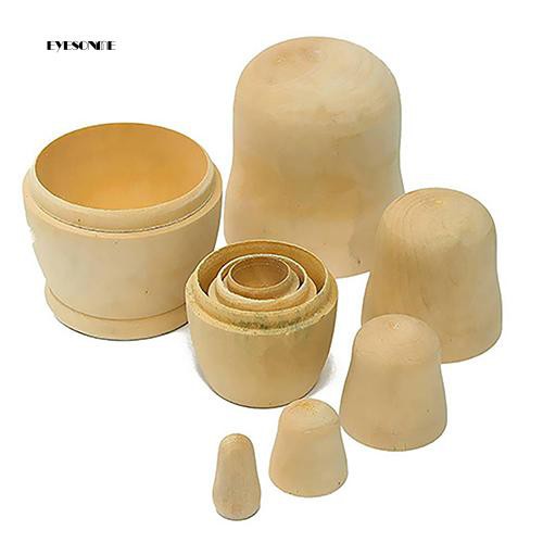 Set 5 búp bê Matryoshka bằng gỗ tự sơn