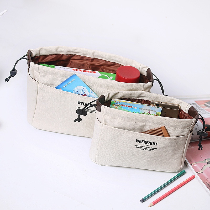 Túi Đựng Mỹ Phẩm Bằng Vải Canvas Đa Năng Chống Thấm Nước Tiện Dụng