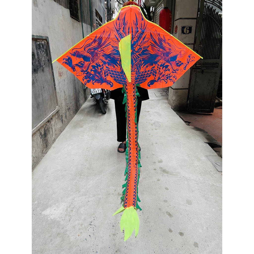 Diều rồng 3 đầu tặng 50m dây