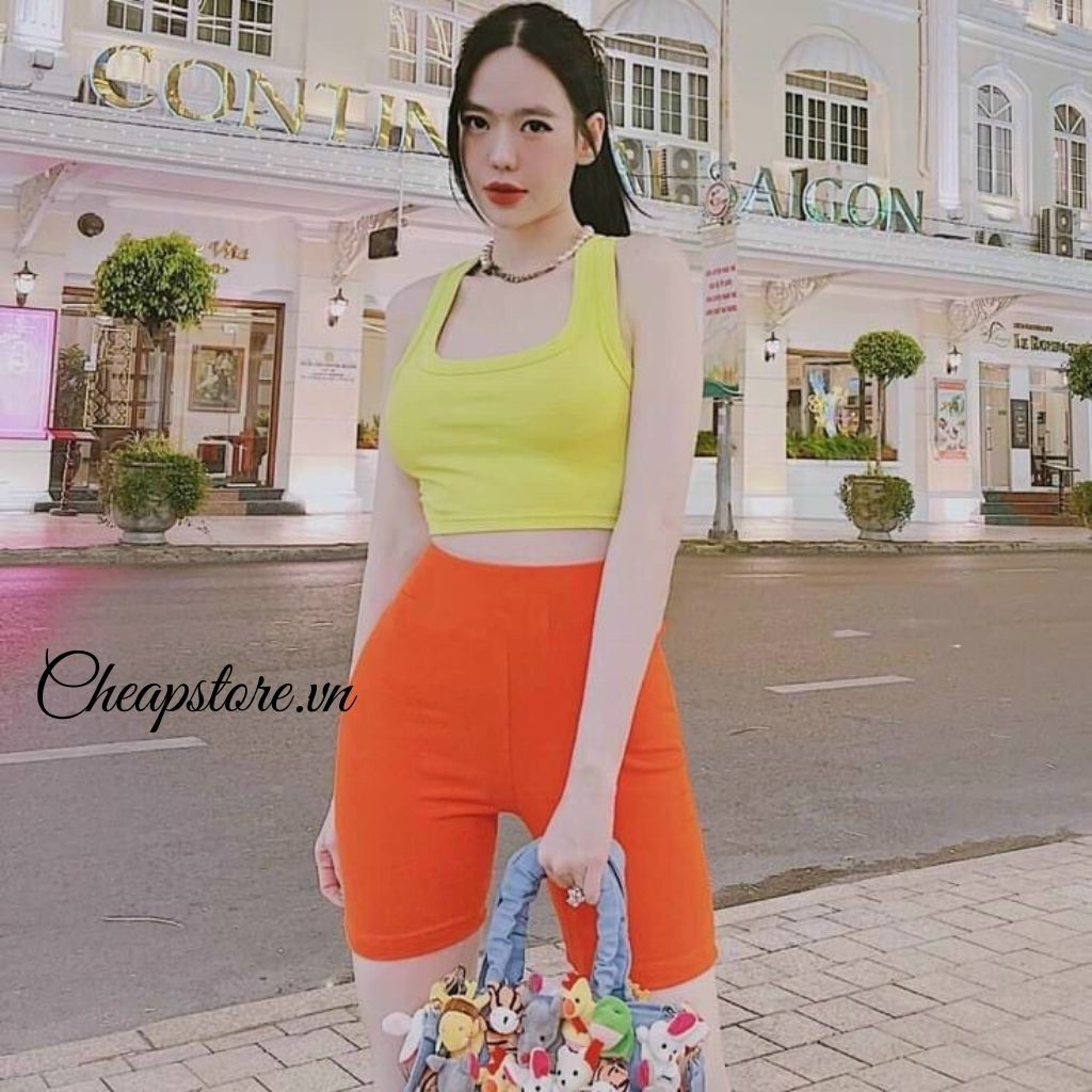 Áo Ba Lỗ Nữ Croptop Ôm Body Trơn _ Áo Croptop 3 lỗ Co Giãn Chất Cotton Mềm Siêu Hot Hit