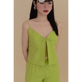 Áo 2 dây thắt nơ sexy mùa hè đi biển trendy 2022