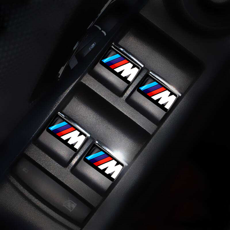Bộ 10 Miếng Dán 3d Cho Cửa Xe Bmw Mini X1 X2 X3 X4 X5 X6 125i 325 323 320 525 530 730 750 Gt