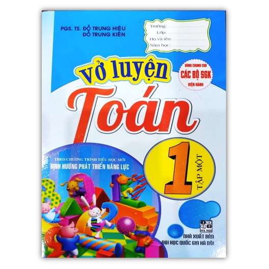 Sách - Vở Luyện Toán 1 Tập 1 (Theo Chương Trình Tiểu Học Mới Định Hướng Phát Triển Năng Lực)