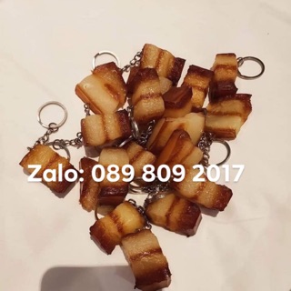 Móc khoá thịt lợn/ thịt heo