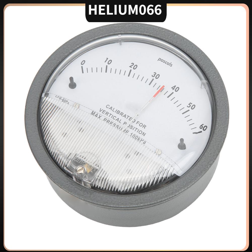 Đồng hồ đo chênh lệch áp suất Đồng hồ đo áp suất chênh lệch thông minh với con trỏ và thang Helium066