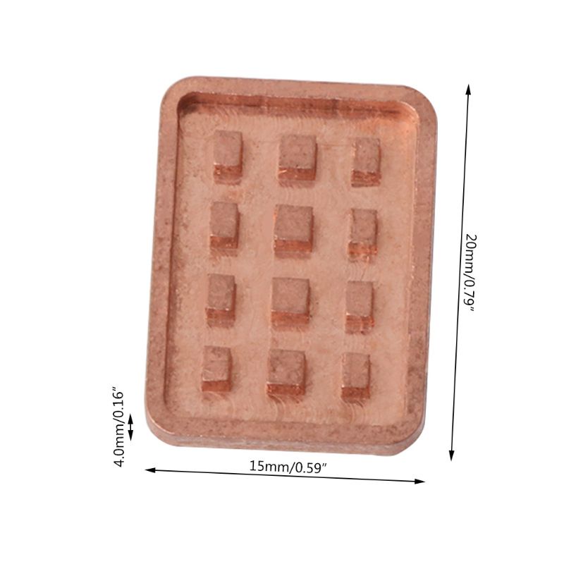 Bang Quạt Tản Nhiệt Làm Mát Thẻ Đồ Họa Bằng Đồng Nguyên Chất Hiệu Suất Cao