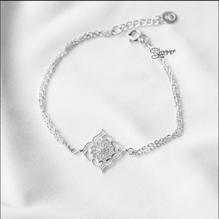 Lắc tay nữ bạc 925 empress - shimmer silver