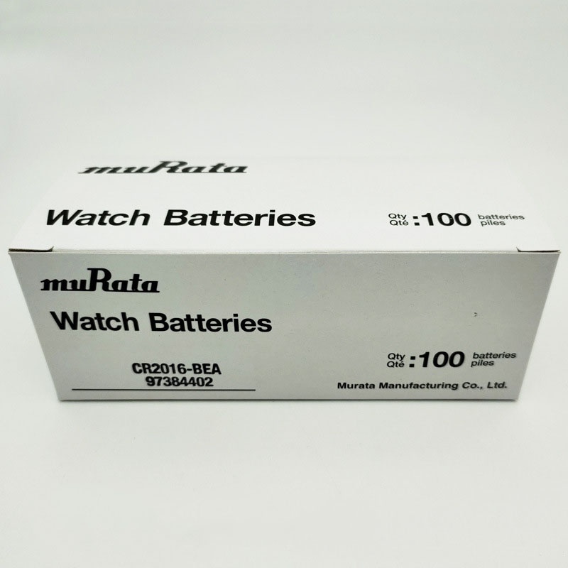 [NK CHÍNH HÃNG] Pin Khuy Cúc Áo MURATA CR2016 3V Lithium dùng cho remote, chìa khóa điện tử ô tô, xe máy, máy tính...