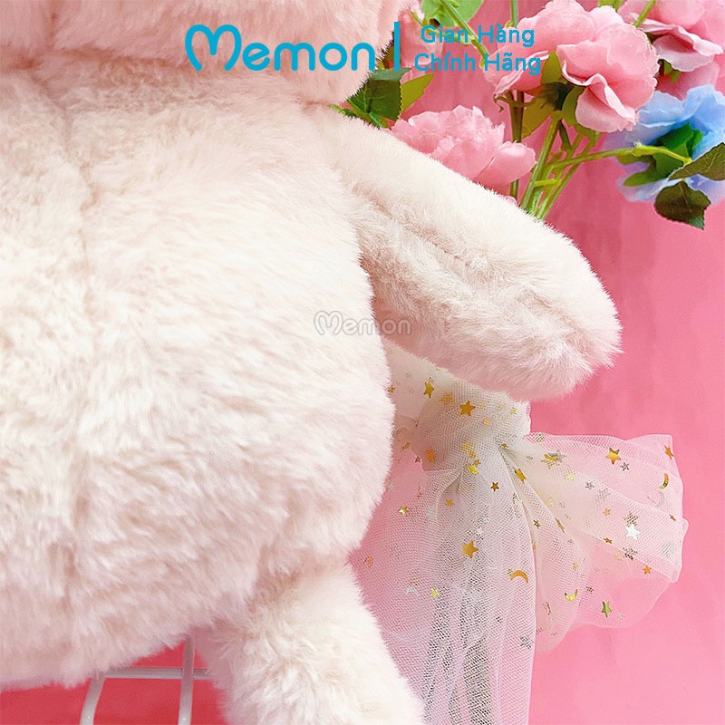 Gấu Bông Thỏ Tai Dài Mềm Mịn Cao Cấp Memon