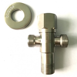 Van T Chia Nước cho vòi xịt vệ sinh và bồn cầu inox 304 T CẦU -VTC1