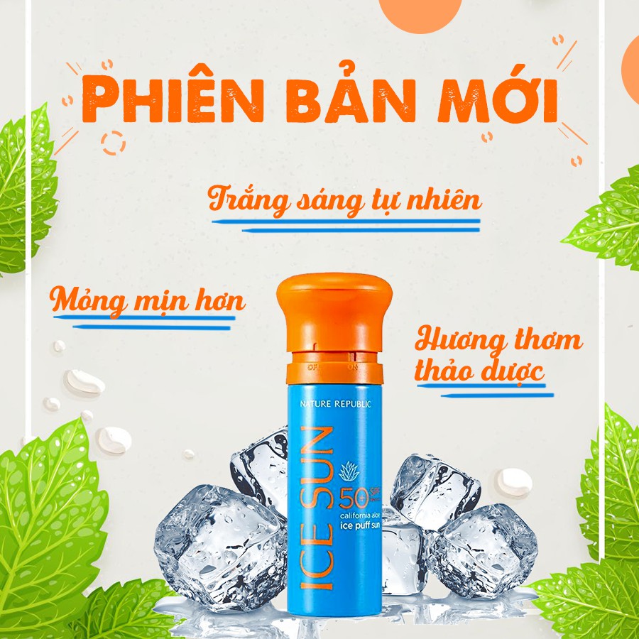 [Mã COSCOCOT11 -8% đơn 250K] Kem Chống Nắng Dạng Xịt Ice Sun Nature Republic California Aloe SPF50+ PA+++ 100ml | BigBuy360 - bigbuy360.vn