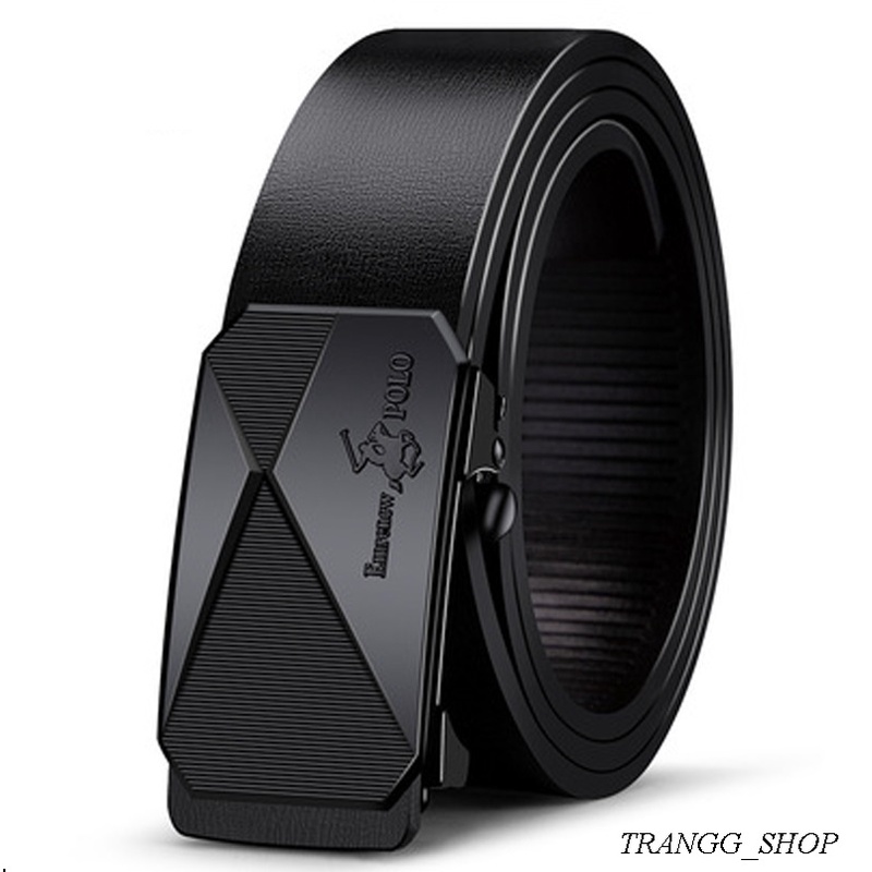 Thắt Lưng Nam Da Bò Cao Cấp Emrenew Polo 2 Lớp Full hộp Đựng Bảo Hành 12 Tháng