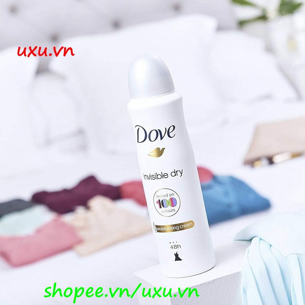 Xịt Khử Mùi Nữ 150Ml Dove Invisible Dry, Với uxu.vn Tất Cả Là Chính Hãng.