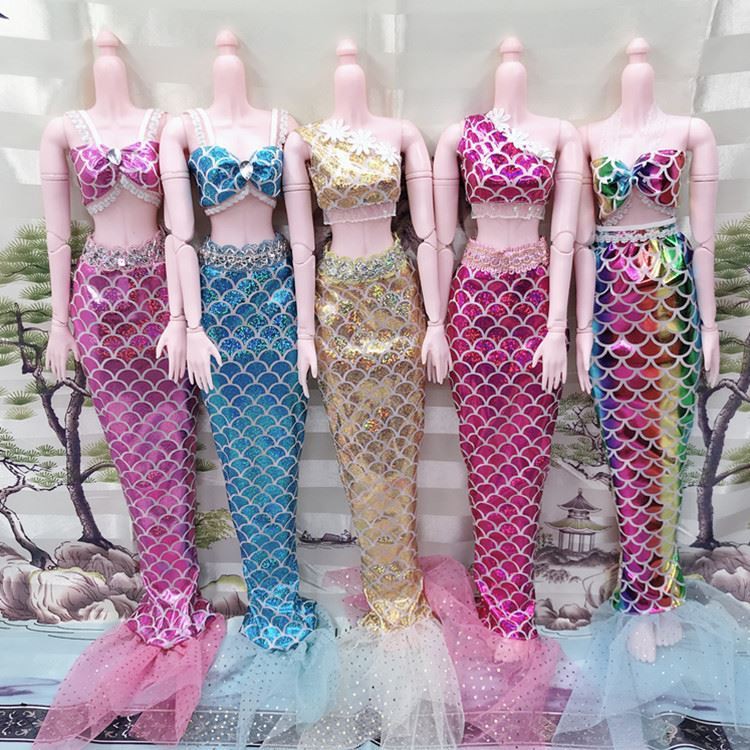 Búp Bê Barbie Nàng Tiên Cá 60cm Xinh Xắn Đáng Yêu