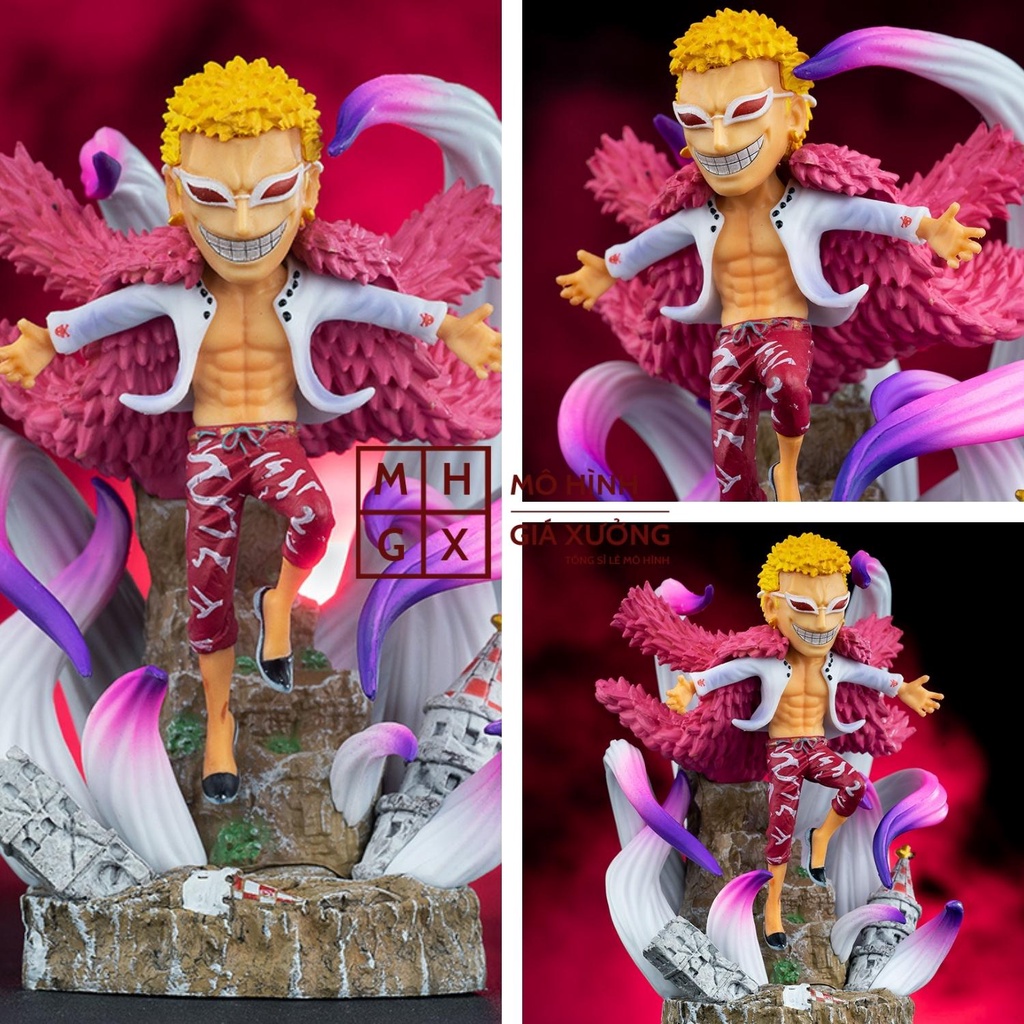 Mô hình One Piece Doflamingo hàng cao cấp cao 13cm , trạng thái chiến đấu , figure mô hình one piece , mô hình giá xưởng