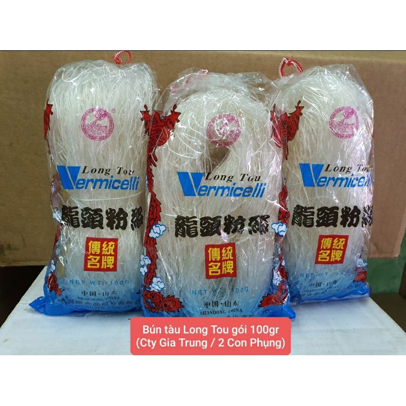 Nửa ký (100gr x 5 gói) Bún tàu con rồng / Miến Long Tou Hai Con Phụng 🍜 chính hãng
