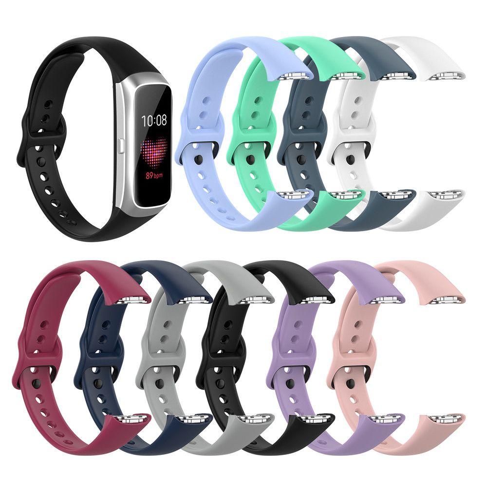 BTLIMER Dây Đeo Silicone Mềm Thay Thế Cho Đồng Hồ Thông Minh Samsung Galaxy Fit SM-R370