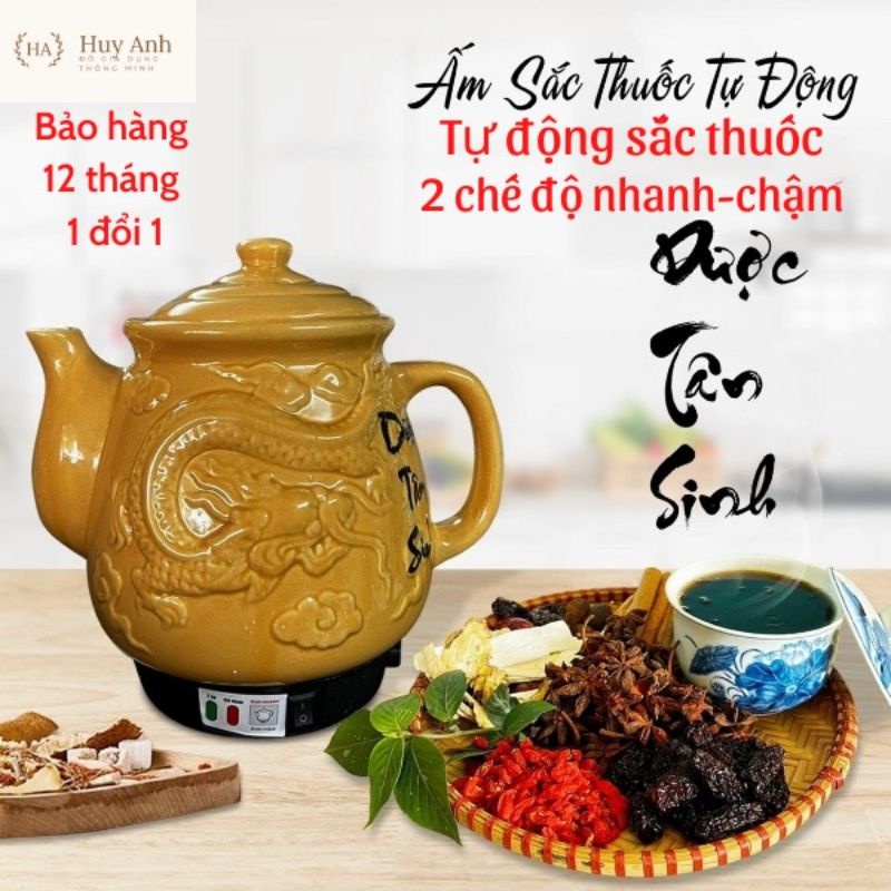 ẤM SẮC THUỐC TỰ ĐỘNG BÁT TRÀNG 3.2 LÍT