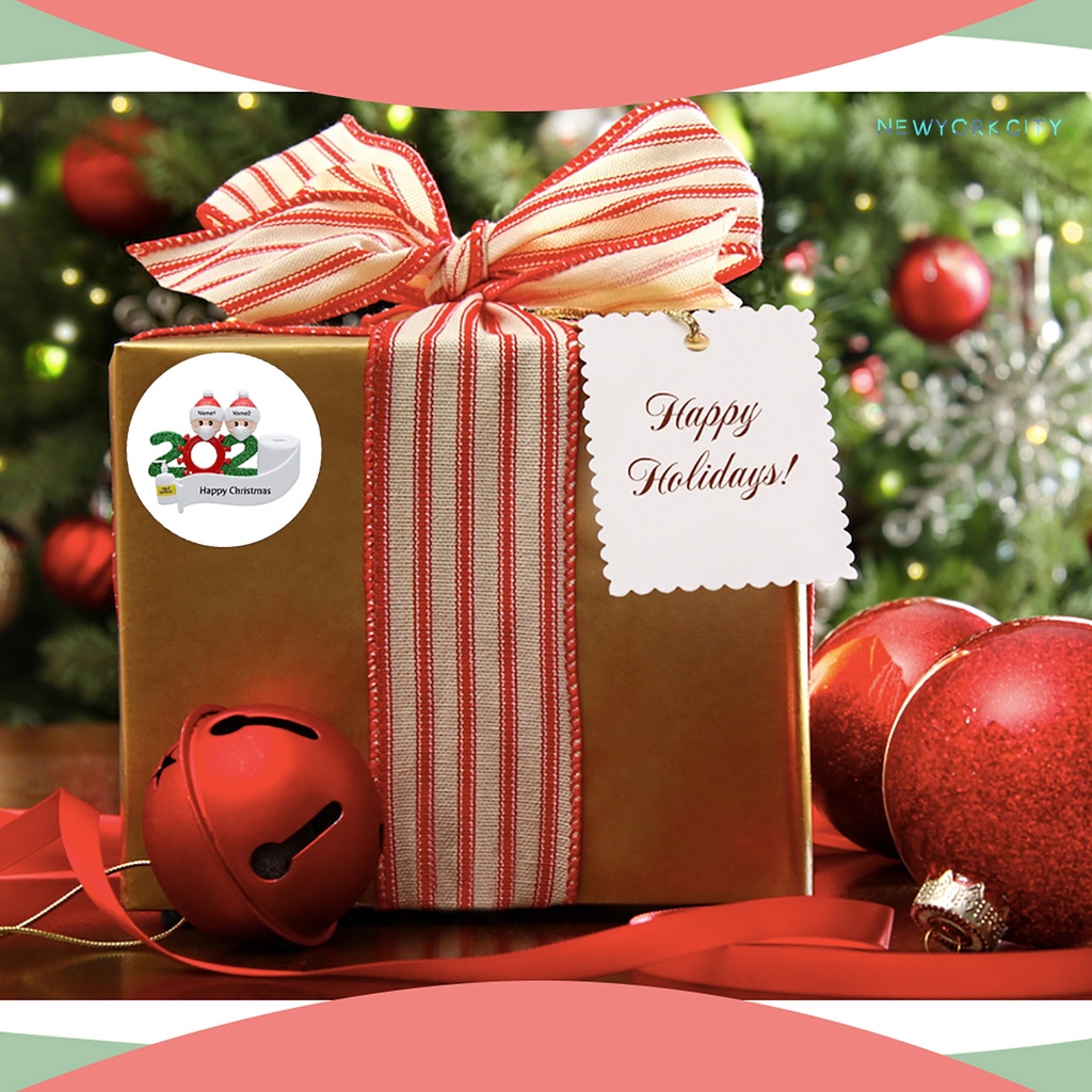 Set 5 Miếng Dán Chữ Trang Trí Giáng Sinh