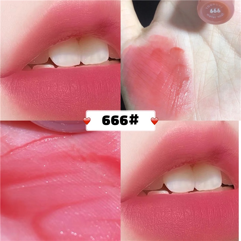 Son Môi ABPOPA Dưỡng Ẩm Lâu Trôi Chống Thấm Nước Màu Mờ Thời Trang