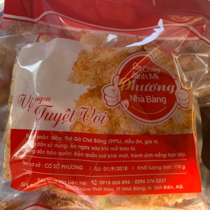 Cơm cháy chà bông truyền thống hiệu Phương Nhà Bàng 1 bịch