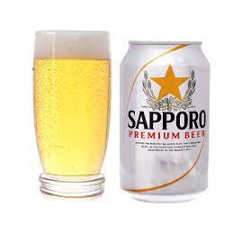 Bia Sapporo Premium 5% – lon 330ml thùng 24 lon