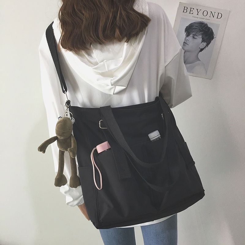 M97-Túi Xách Canvas Cỡ Lớn Chống Thấm Nước Phong Cách Hàn Quốc Cho Nữ