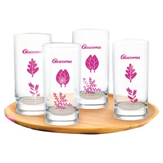 Bộ 4 LY THỦY TINH UỐNG NƯỚC OCEAN QUÀ TẶNG GLUCERNA