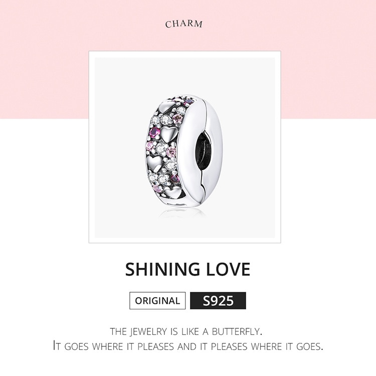 Phụ Kiện Hạt Charm Bamoer Bằng Bạc 925 Scc1745 Dùng Để Trang Trí Trang Sức Đáng Yêu