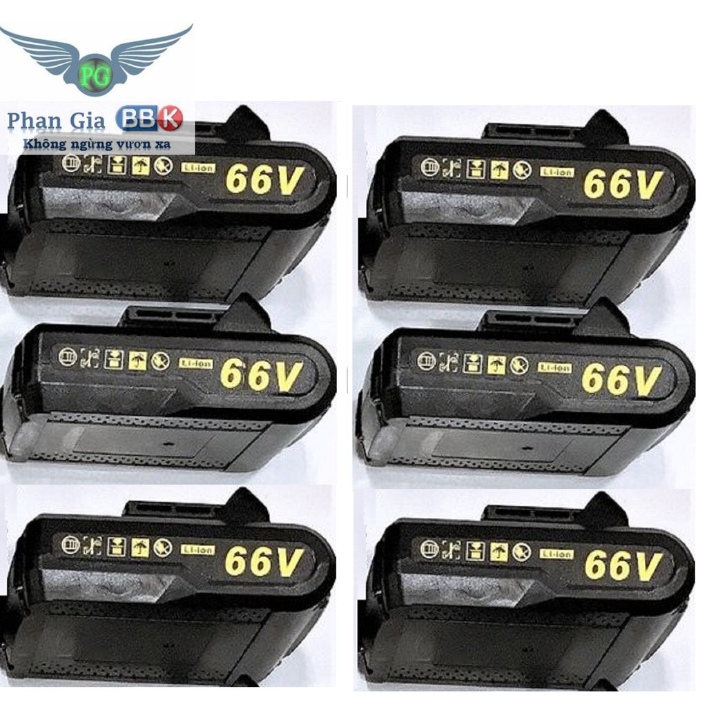 PIN MÁY KHOAN 66V, DÙNG CHO MÁY MAKITA, DEWALT, CHUẨN 5 SELL