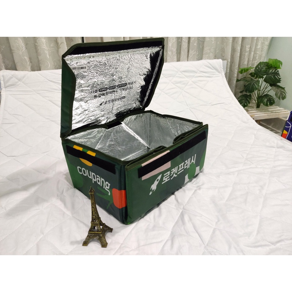 Thùng - Túi Giữ Nhiệt Gấp Gọn Siêu Tiện Lợi cao cấp - KOREA (hàng xuất dư) đựng đồ ăn, thực phẩm, chống thấm.