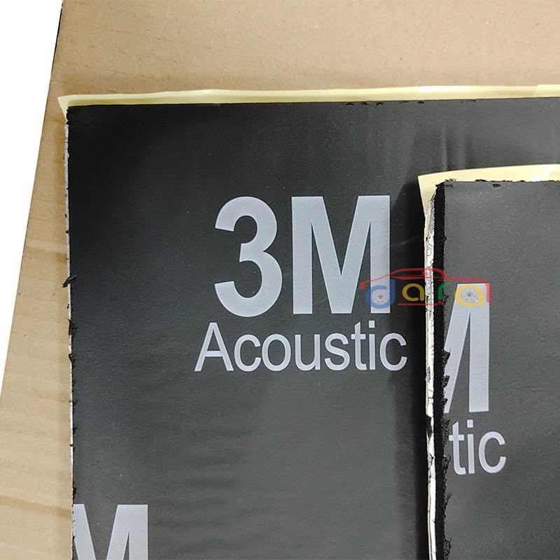 Tấm cách âm 3M™ Acoustic 3 lớp màu đen siêu chống ồn cho ô tô