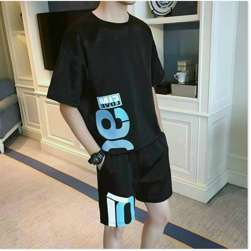 SÉT BỘ THUN NAM THỂ THAO CÁ TÍNH IN 3D LOANG CHỮ A ĐẸP Y HÌNH