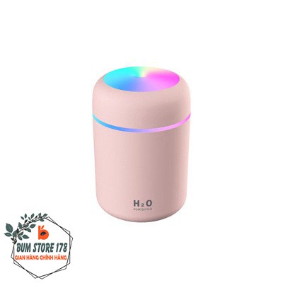 Máy Xông Tinh Dầu Phun Sương Tạo Ẩm Có Đèn Led - 300ml 3 Màu