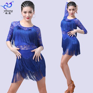 Chân Váy Khiêu Vũ Latin Phối Ren Thời Trang