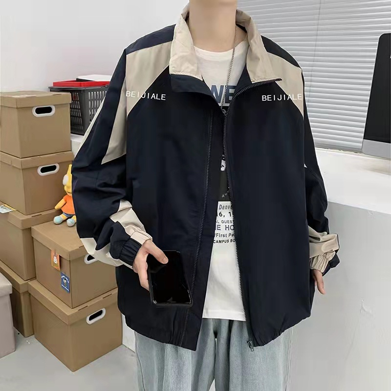 Áo Khoác Thể Thao Dáng Rộng Phong Cách Harajuku Thời Trang Cho Nam Và Nữ