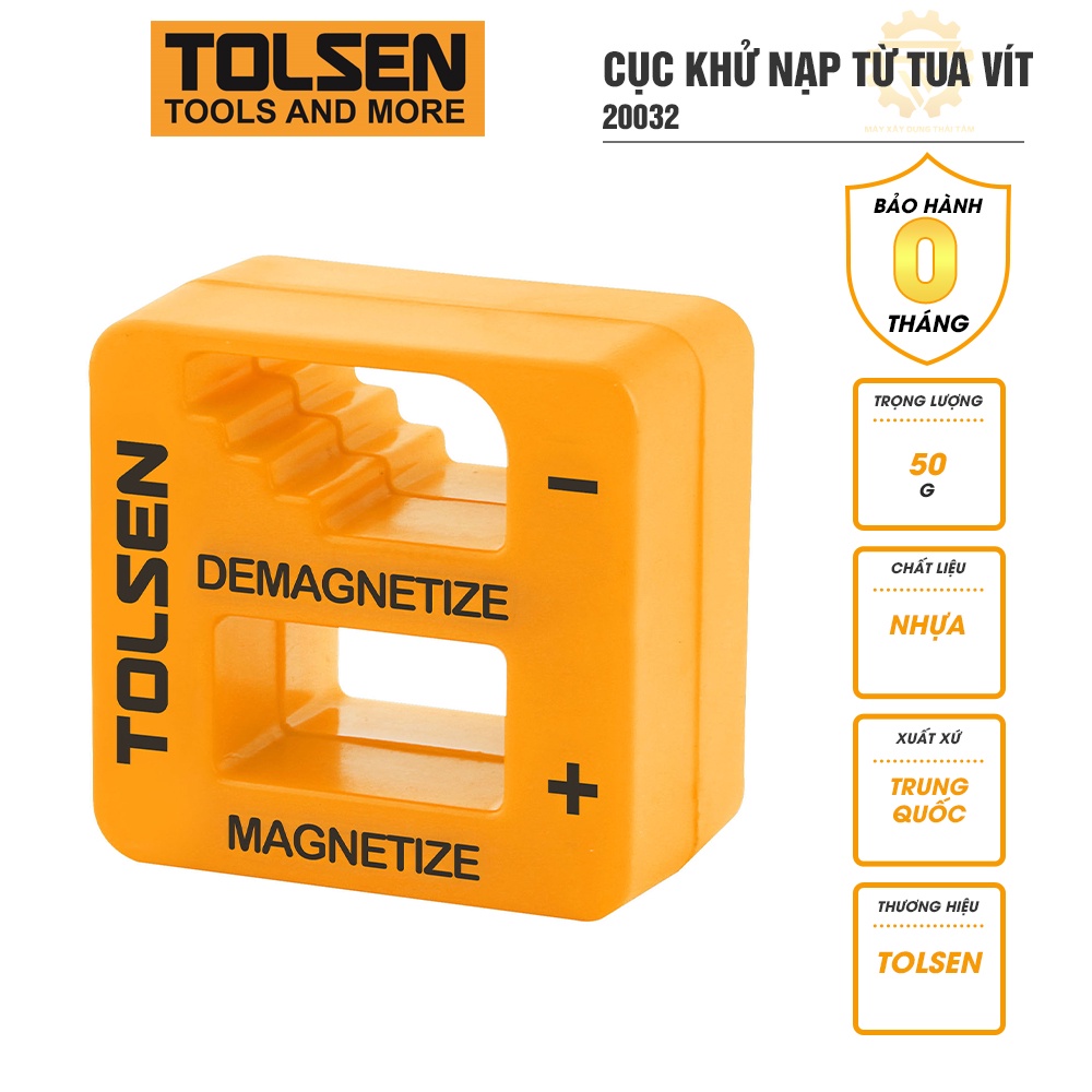 Cục khử nạp từ tua vít TOLSEN 20032