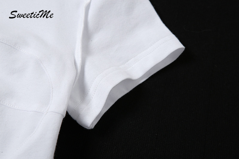 Áo Thun Tay Ngắn Màu Sắc Đơn Giản Cho Nữ
