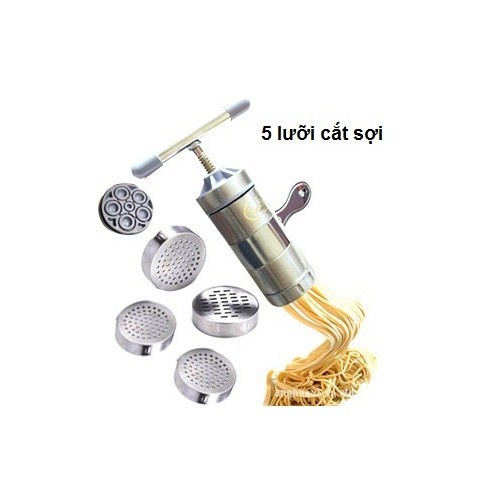 Máy làm bún inox 5 lưỡi cắt tiện lợi