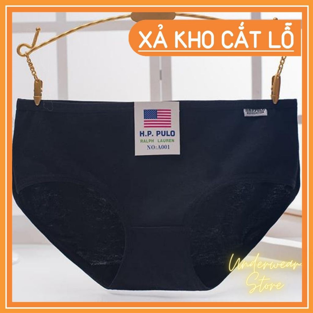 Quần Lót Nữ Cotton Pulo Xuất Mỹ Mềm Mịn Nhiều Màu Sắc Dễ Thương Size L ( 40-55kg)