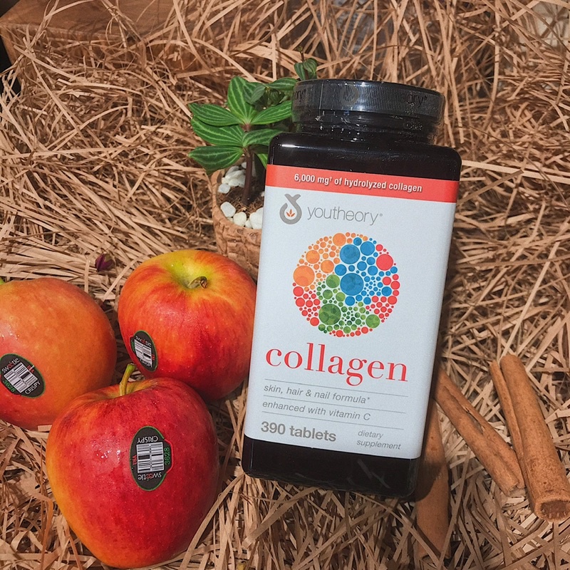 date 5-2024 Viên Uống Collagen Youtheory 390viên của Mỹ