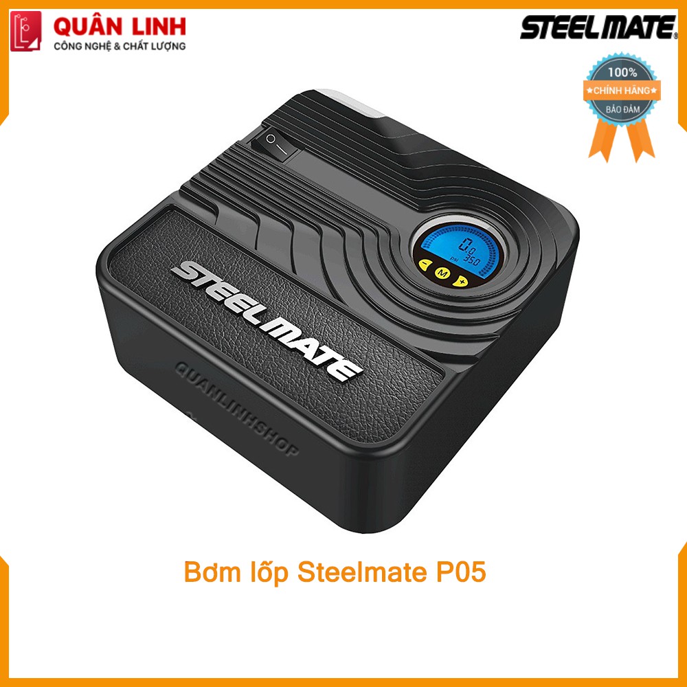 Bơm lốp mini tự ngắt cho xe hơi Steelmate P05