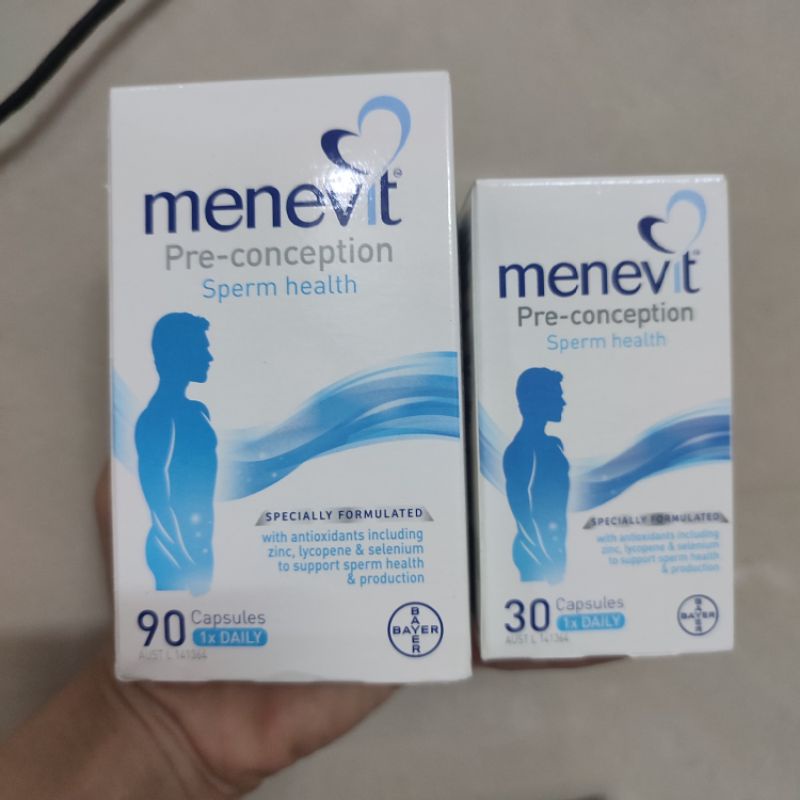 Menevit Tăng Chất Lượng Tinh Trùng 30 viên và 90 viên