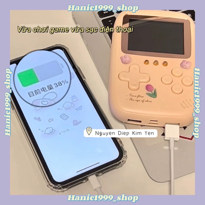 Sạc dự phòng 10.000mAh kiêm Máy chơi game 🤖 ⚡️  🫶🏻 Fullbox - Tặng kèm Sticker cute 💫