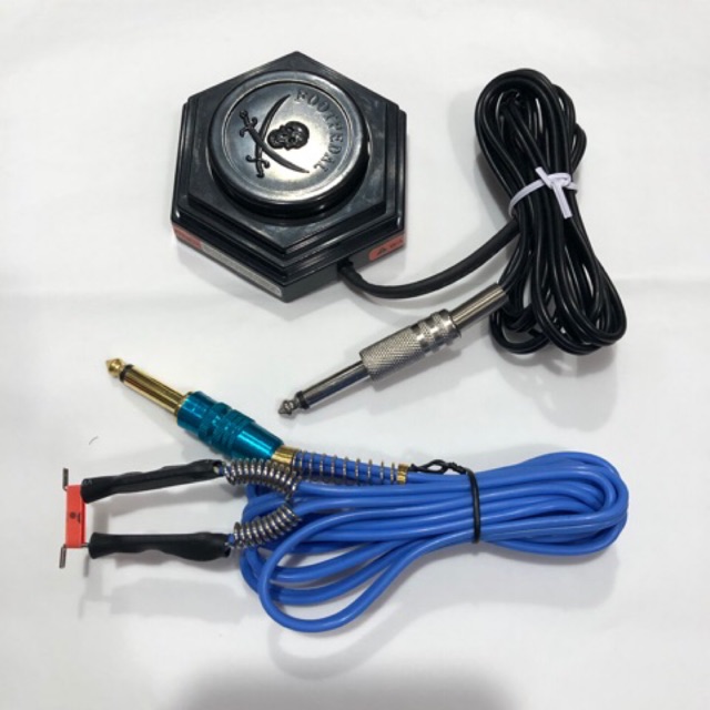 Cặp bàn đạp 1 chạm +dây móc silicon