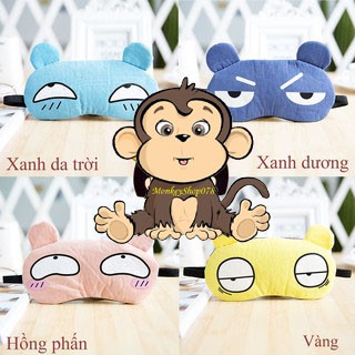 Bịt Mắt Ngủ Hoạt Hình Đôi Mắt Ngộ Nghĩnh Kèm Túi Nước Mát Dưỡng Mắt !