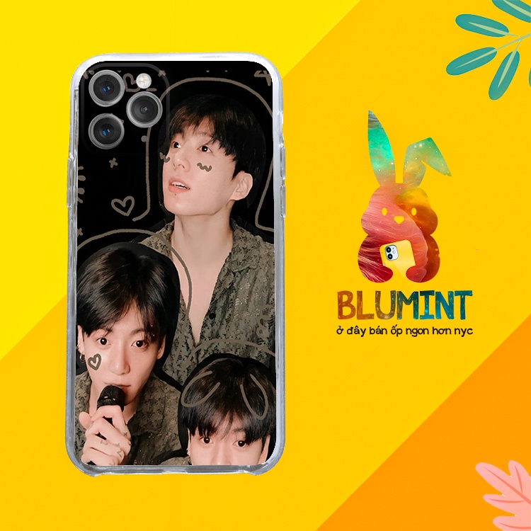 Ốp iphone Jungkook chibi cho iPhone 13ProMax 11 X XsMax Xr 7 8Plus  BLUJJK0030