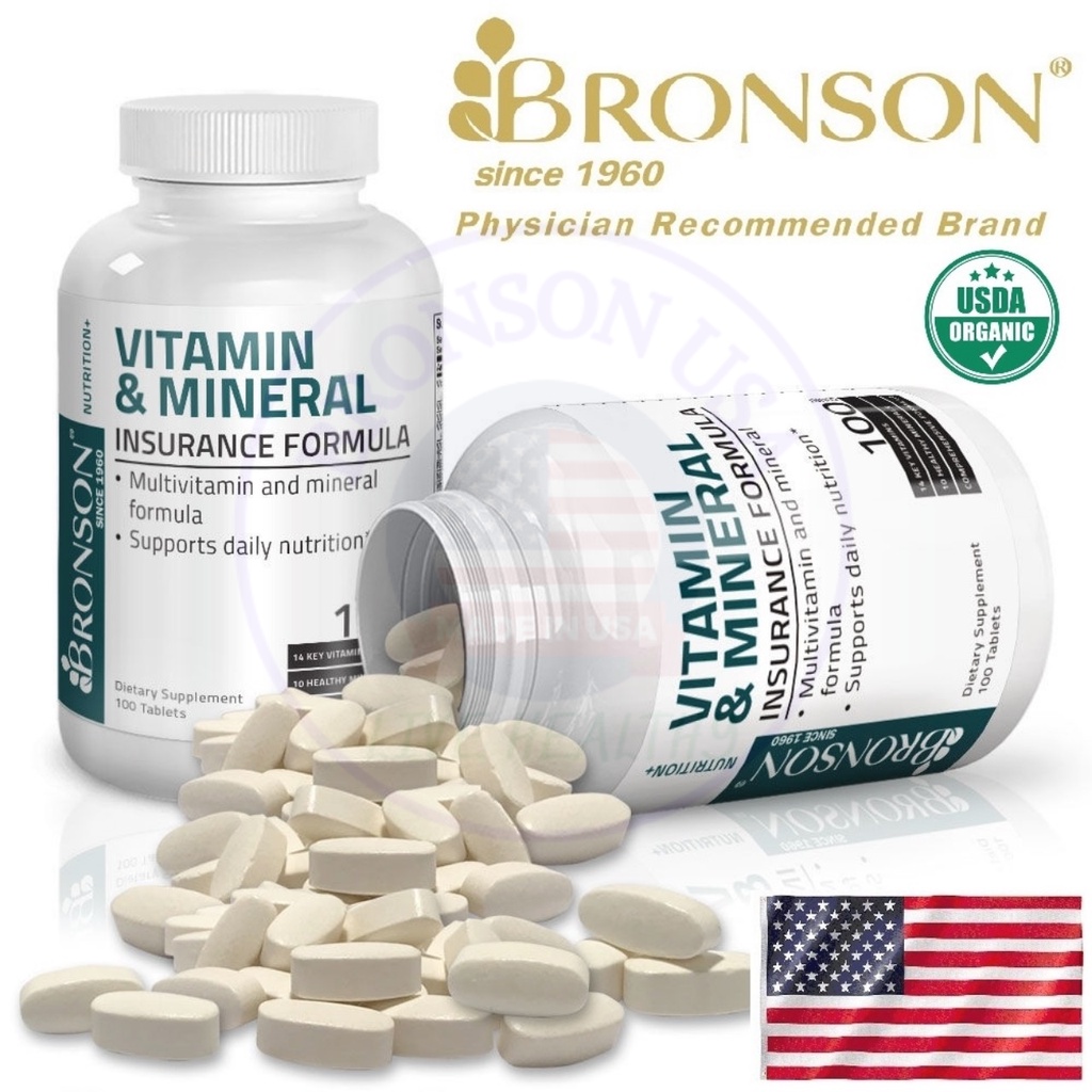 Organic Multivitamin Formula - 100/250 viên Mỹ - Bổ cơ thể