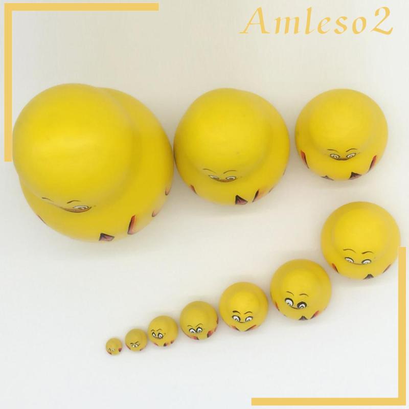Bộ 10 Búp Bê Nga Matryoshka Bằng Gỗ