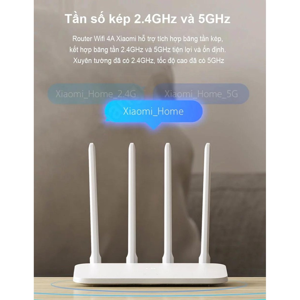 Bộ Phát Wifi -Router Wifi Xiaomi Gen 4C- Bảo hành 12 tháng